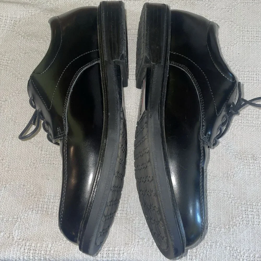 Nunn Bush Men’s Comfort Oxfords Size 12 M Black Leather Going Out Party